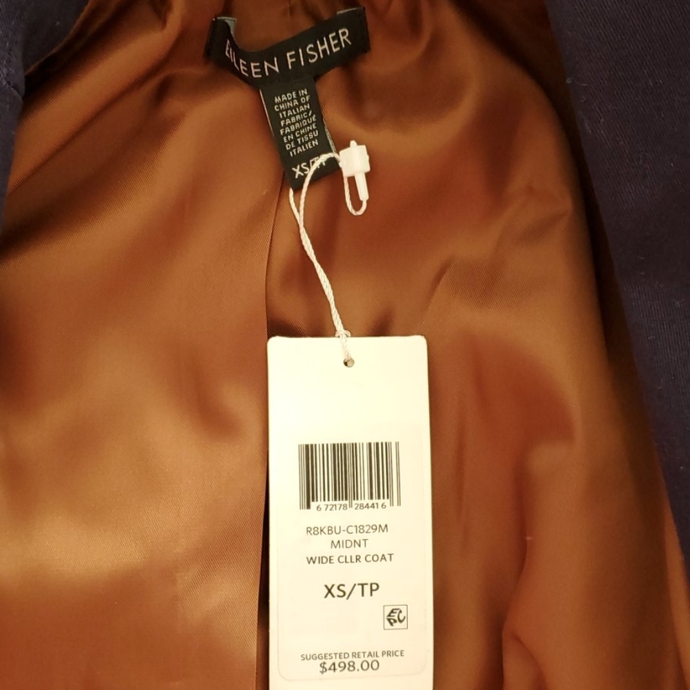 Eileen Fisher Wide CLLR COAT - Picture 5 of 6